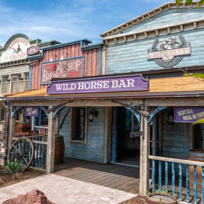 Front der Wild Horse Bar in der Silver Lake City