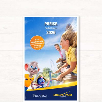 Titelbild der Eintrittspreis-Broschüre 2026