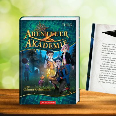 Buchcover Abenteuer Akademie: Das Grimm-Geheimnis