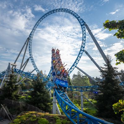 blue fire Megacoaster