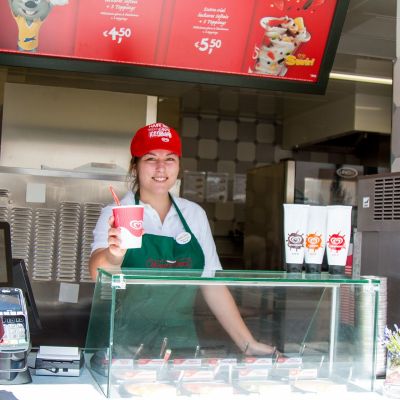 Eis der Langnese Happiness Station