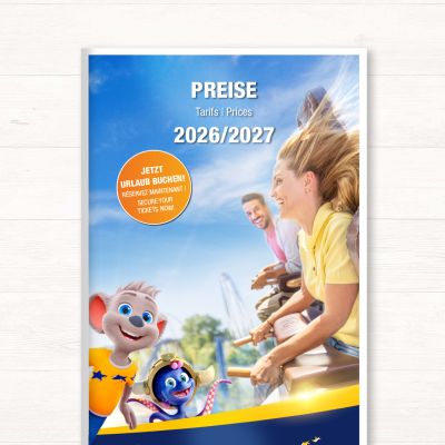 Titelbild der Eintrittspreis-Broschüre 2026/2027