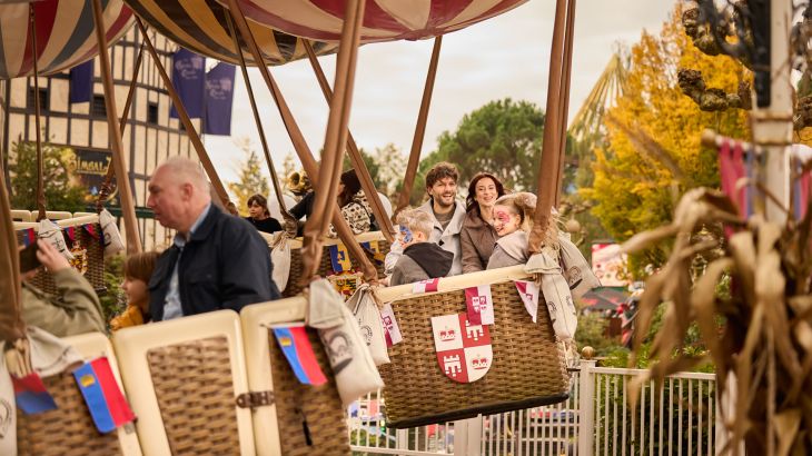 Liechtensteiner Ballonfahrt im Herbst
