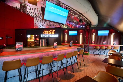Coca-Cola Sportsbar in der Arena of Football