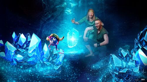 Der magische Leuchtkristall