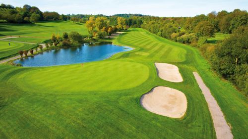 Überblick über den Golfplatz des Europa-Park