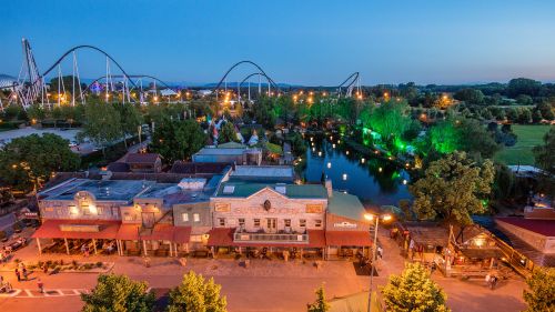 Blick auf Silver Lake Saloon und Silver Star