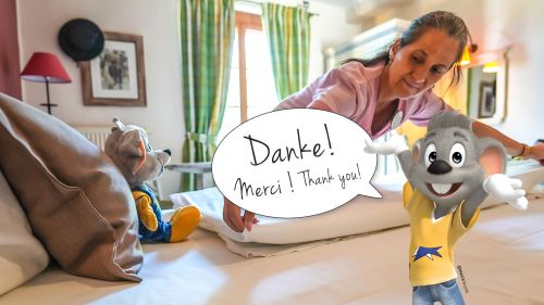 Ed sagt Danke Housekeeping