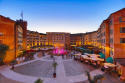 Hintergrundbild von der Piazza im Hotel Colosseo