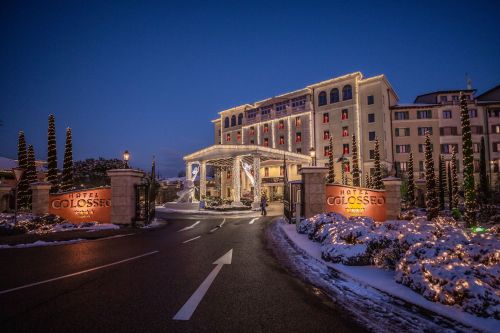 Hotel Colosseo bei Winter