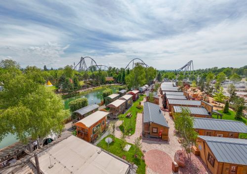 Tipi Town Panorama Ansicht