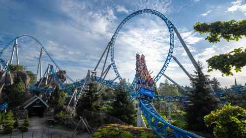 blue fire Megacoaster