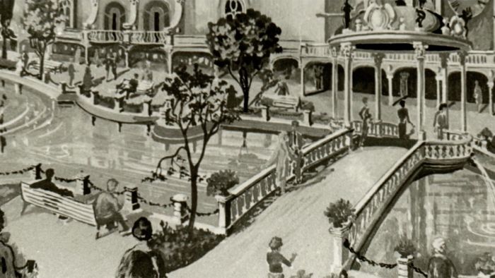 Artwork des italienischen Themenbereichs