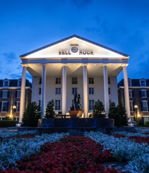 Hotel Bell Rock zur blauen Stunde