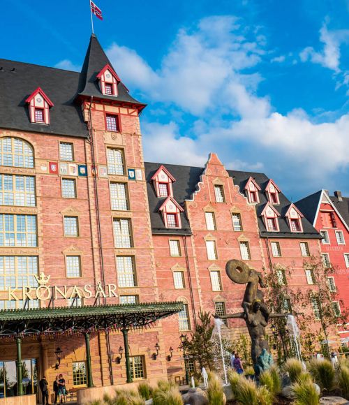 Hotel Krønasår Aussenansicht Eingang