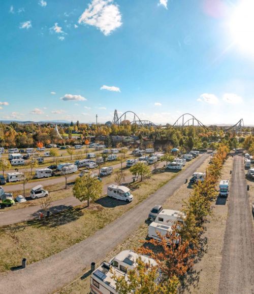Europa-Park Caravaning Bild von oben