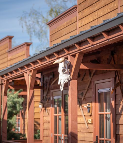 Western Houses in der Tipi Town