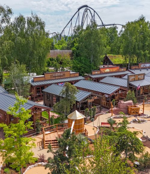 Tipi Town Panorama Ansicht