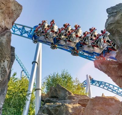 blue fire Megacoaster