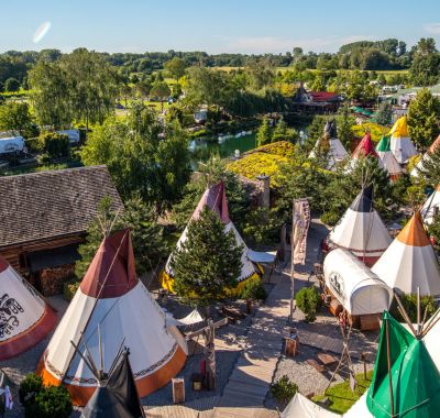 Tipitent Tipi Town luchtopname