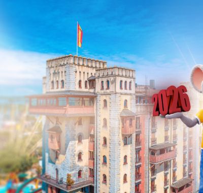 Ed mit 2026 im Hintergrund Hotel Castillo Alcazar