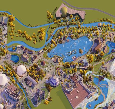 HALLOWinter Parkplan des Europa-Park