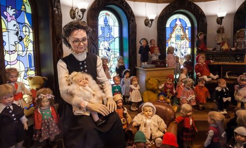 Käthe Kruses Puppenausstellung in der Märchengalerie