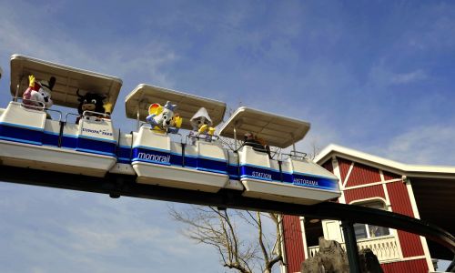 Monorail-Bahn Station Island