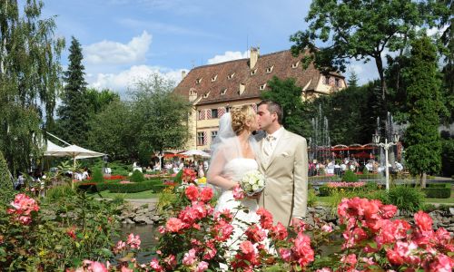 Hochzeit im Schlossgarten des Schloss Balthasar Hochzeit im Schlossgarten des Schloss Balthasar