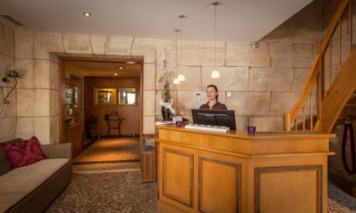 Wellness-Empfang im Hotel Colosseo