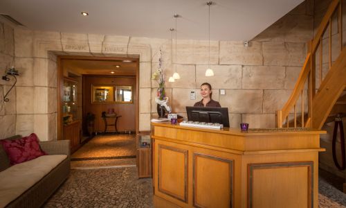 Wellness-Empfang im Hotel Colosseo