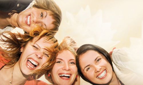 Freundinnen Gruppenfoto