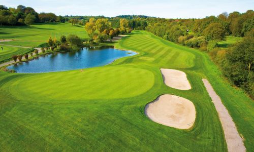 Überblick über den Golfplatz des Europa-Park