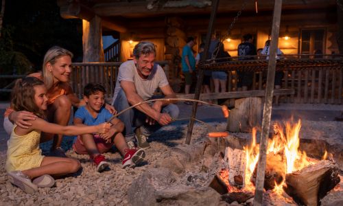 Grillen im Camp Resort