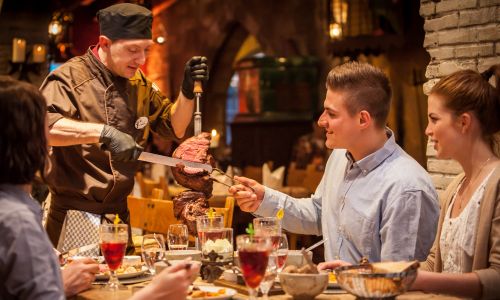 Rodizi im Restaurant Castillo im Hotel Castillo Alcazar