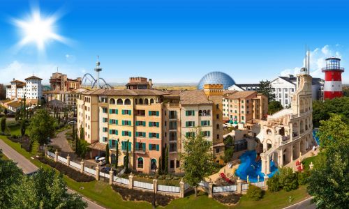 Übersicht über die Hotels "Bell Rock", "Colosseo", "El Andaluz", "Castillo Alcazar" und "Santa Isabel"