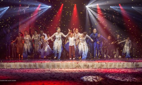 Siegesfeier der Kindergruppe Europa-Park Talent Academy 