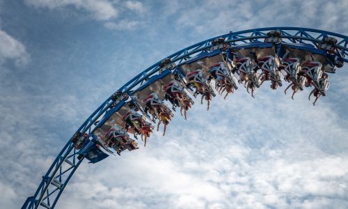 blue fire Megacoaster