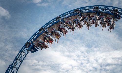 blue fire Megacoaster