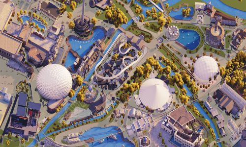 Halloween Parkplan des Europa-Park