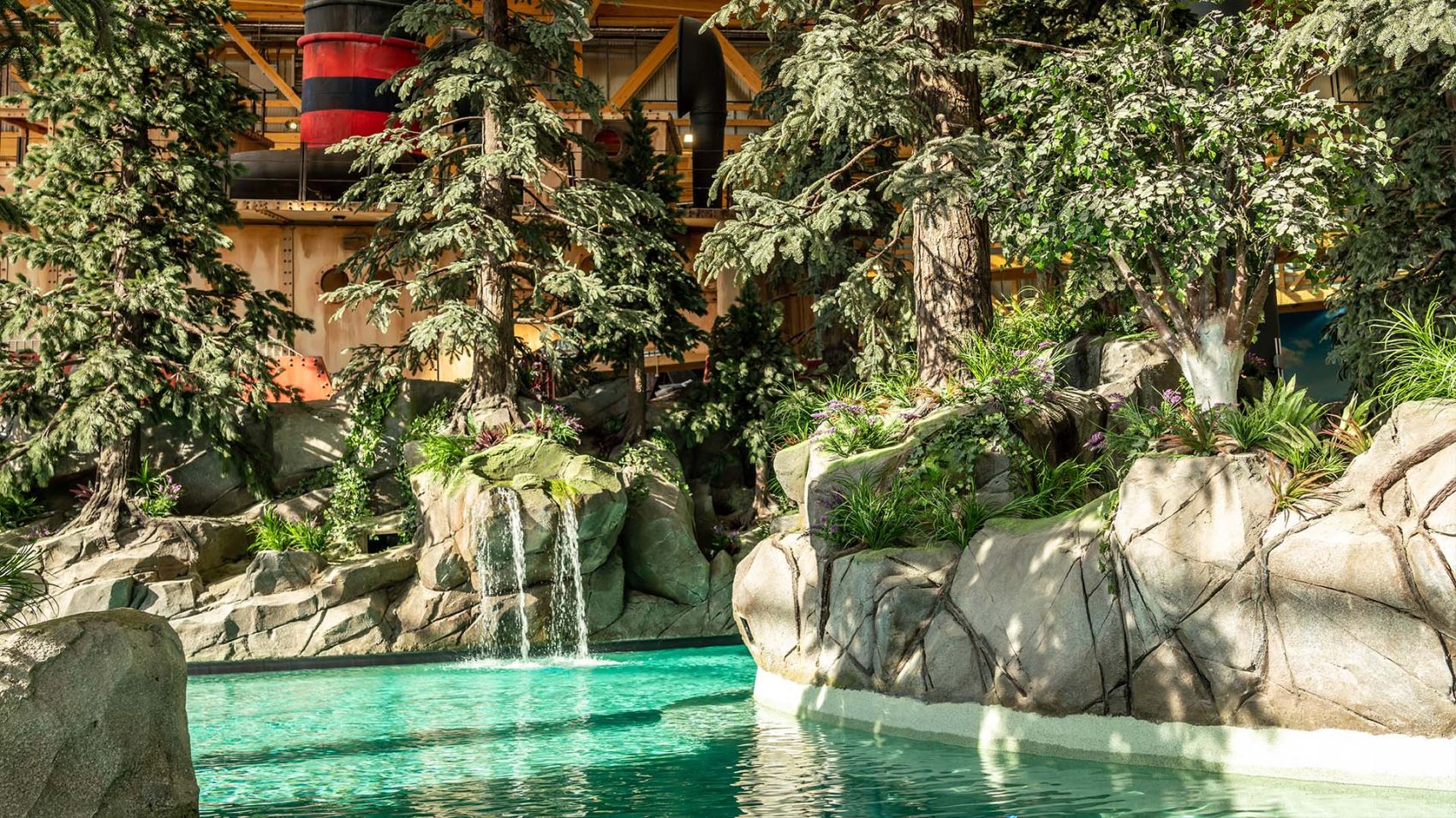 Attraction Skog Lagune Rulantica the water world of EuropaPark